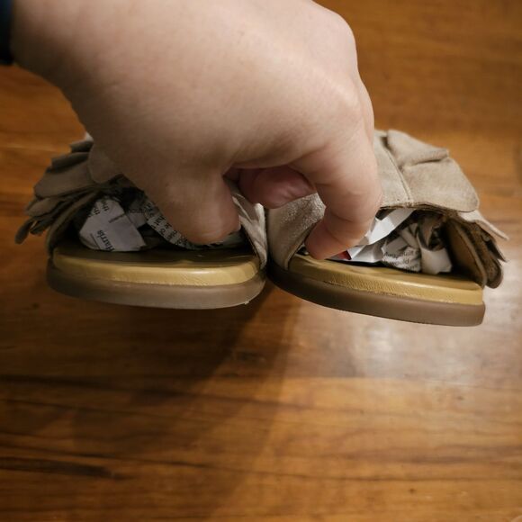 Vionic Palm Roni Suede Slides Sandals Beige VS385/15271928 Women’s US 9 EU 41 - Picture 7 of 7